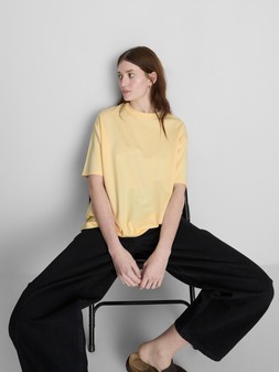 PRIMARK EDIT ULTIMATE TEE, LEMON £12, €14, $17.50, RON70, PLN60, CZK365
