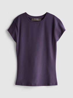 PRIMARK FITTED TEE PLUM £4 €5 NE€6 $8 RON25 PLN22 CZK130
