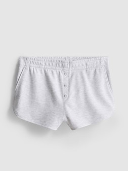 PRIMARK FOLD DOWN JERSEY SHORT GREY MARL £7 €8 $11 RON40 PLN34 CZK210