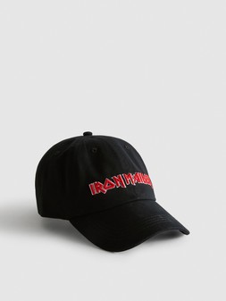 PRIMARK IRON MAIDEN CAP BLACK £8 €10 $14 RON60 PLN50 CZK310