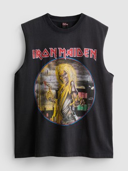 PRIMARK IRON MAIDEN TANK BLACK £10 €12 $16 RON70 PLN60 CZK365