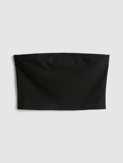 PRIMARK JERSEY BANDEAU TOP BLACK £3.50 €4 $7 RON20 PLN17 CZK105