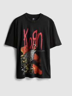 PRIMARK KORN TEE BLACK £14 €16 $20 RON90 PLN80 CZK470