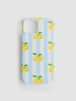 PRIMARK LEMON PRINT PHONE CASE £4 €4 $7 RON20 PLN17 CZK105