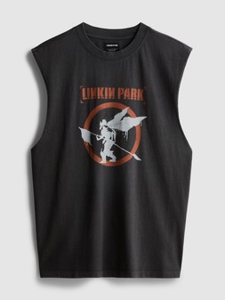 PRIMARK LINKIN PARK TANK CHARCOAL £14 €16 $20 RON90 PLN80 CZK470