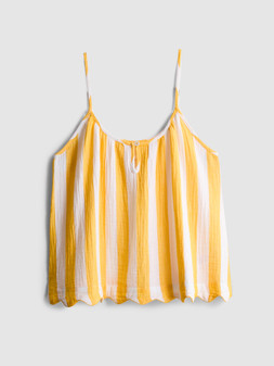 PRIMARK LOVE TO LOUNGE STRIPE PJ CAMI YELLOW £9 €10 $13.50 RON50 PLN43 CZK260