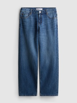 PRIMARK LOW RISE STRAIGHT LEG JEANS BLUE MARL £16 €18 $25 RON90 PLN80 CZK470
