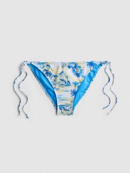 PRIMARK MIX AND MATCH PRINTED TIE SIDE PANT YELLOW £2.50 €3 $3.50 RON15 PLN13 CZK80