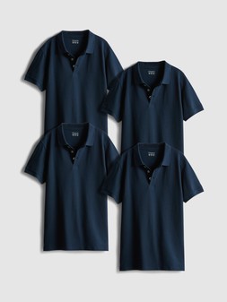 PRIMARK OLDER BOYS 2PK PIQUE POLO, NAVY, £7 (1)