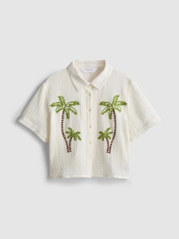 PRIMARK PALM RESORT SHIRT CREAM £14 €16 $20 RON80 PLN70 CZK415