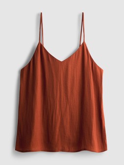 PRIMARK PJ CAMI BURNT ORANGE £8 €9 $13 RON44 PLN39 CZK235