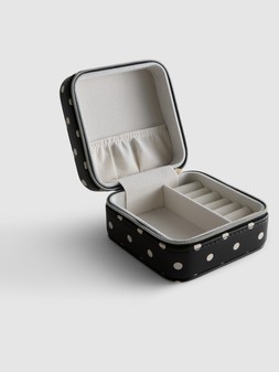 PRIMARK POLKA DOT JEWEL BOX BLACK WHITE £6 €8 $9.50 RON40 PLN34 CZK210 (2)