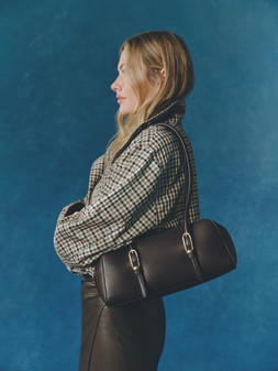 PRIMARK PRESENTS BY COLEEN BUCKLE BOWLER BAG,CHOCOLATE, £14, €16, $20, RON80, PLN70, CZK415