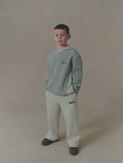 PRIMARK PRESENTS BY COLEEN POLO LIGHT GREEN, £12, €16, RON80, PLN70, CZK415, PRIMARK PRESENTS BY COLEEN OPEN HEM JOGGER, LIGHT GREEN £12, €16, RON80, PLN