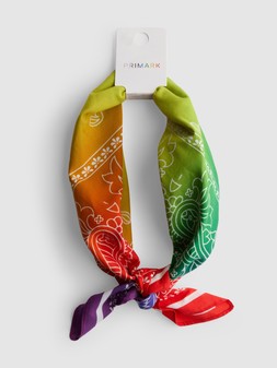 PRIMARK PRIDE BANDANA, £4, €5, $7, RON25, PLN22, CZK130