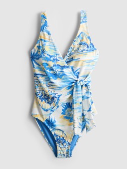 PRIMARK PRINTED WRAP CONTROL SWIMSUIT, £14, €16, $20, RON80, PLN70, CZK415 (2)