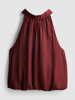 PRIMARK RACER TOP BURGUNDY £12 €14 €16 $18 RON70 PLN60 CZK365