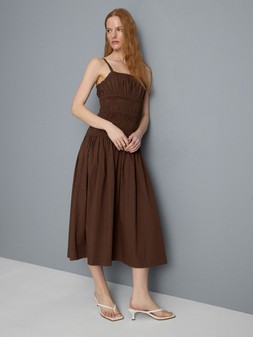PRIMARK RUCHED MIDI DRESS, £20, €22, $30, RON110, PLN95, CZK570