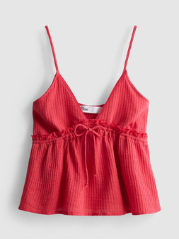 PRIMARK RUFFLE STRAPPY TOP £8, €10, $14, RON50, PLN43, CZK260, HUF3800 (2)