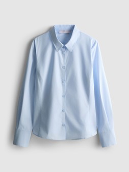 PRIMARK SHIRT MID BLUE £8 €10 NE€12 $14 RON50 PLN43 CZK260