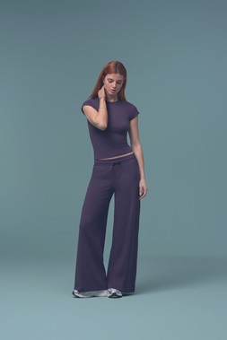 PRIMARK STRAIGHT LEG PLUM £8 €10 NE€12 $14 RON50 PLN43 CZK260