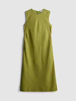 PRIMARK THE EDIT LINEN DRESS GREEN £30 €34