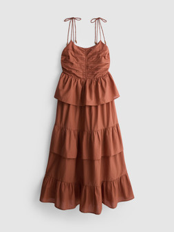 PRIMARK TIERRED MAXI DRESS £22 €24 $32 RON120 PLN105 CZK625