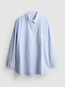 PRIMARK WOVEN OXFORD STRIPE SHIRT, £12, €14, $17.50, RON70, PLN60, CZK365, HUF5200