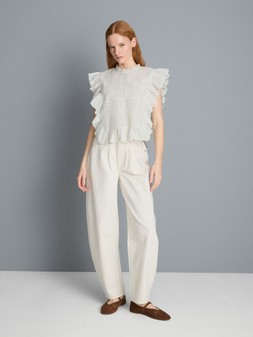 PRIMARK WOVEN VOILE BIB TOP, £14, €16, $20, RON80, PLN70, CZK415