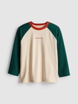 PRIMARK YOUNG BOYS LONG SLEEVE CONTRAST RAGLAN, $7 RON20 HUF1500 PLN17 CZK105 €(NE)4,50 €4 £3 (3)