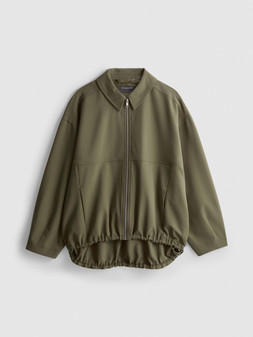 PRIMARK ZIP THRU SHACKET KHAKI £20 €22 €25 $28 RON110 PLN95 CZK570