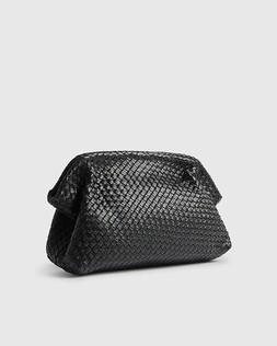 RI Black Premium Woven Leather Clutch Bag £66