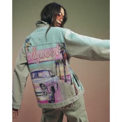 RI Green Print Trucker Jacket £189 2