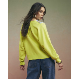 RI Lime Embellished Cardi £64 2