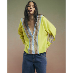 RI Lime Embellished Cardi £64 3