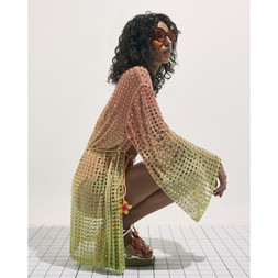 RI Orange Ombre Embellished Belted Kimono £69 2