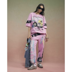 RI Pink AOP sweat oversised t-shirt £56 4