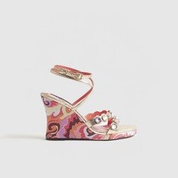 RI Pink Gem Detail Wedges £66 6