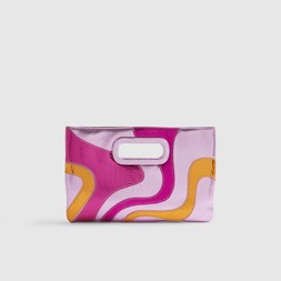 RI Pink Swirl Panel Clutch Bag £36 2