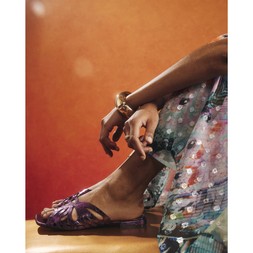 RI Purple Butterfly Flat Sandals £49