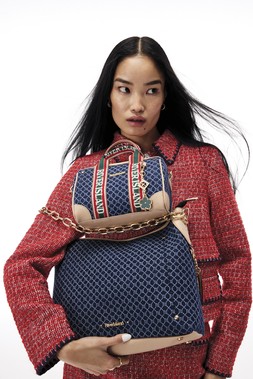 RI Red Boucle Skirt £39