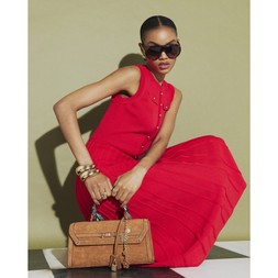 RI Red Pointelle Maxi Dress £66 3