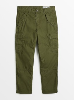 MK x Union Works Khaki Crepe Trousers, &pound;24