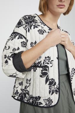 Monochrome Print Quilted Jacket &pound;32, Khaki Poplin Midaxi Dress &pound;22