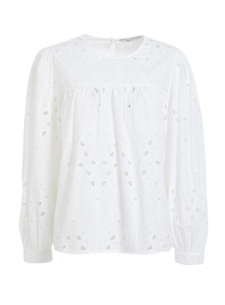Tu White Broderie Blouse, &pound;20