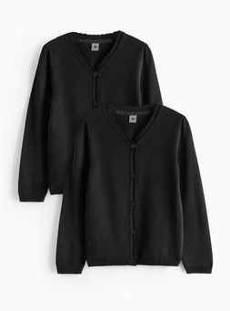 Tu-2 Pack Black Knitted Cardigans (online only)2