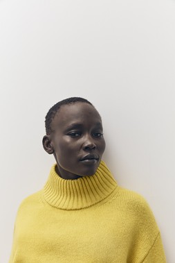 Tu-AW26-Model-32 - Yellow Premium Lambswool High-Neck Jumper, £35 