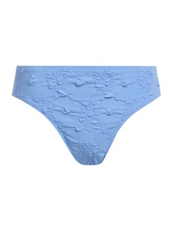 Tu Blue Floral Textured High‑Leg Bikini Bottoms, £10
