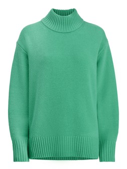 Tu Bright Green Premium Lambswool High-Neck Jumper £35