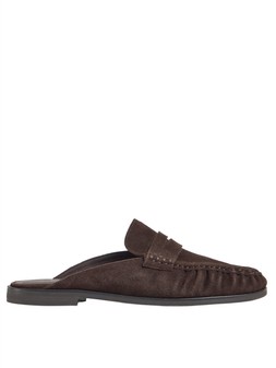 Tu Brown Suede Mule Loafers, £30